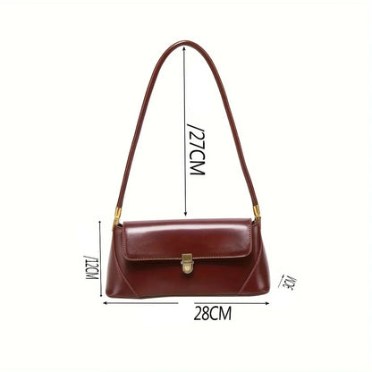 Handbag in Genuine Leather - Elora