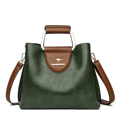 Genuine Leather Handbag - Maya