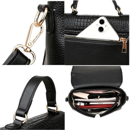 Handbag in Genuine Leather - Crav