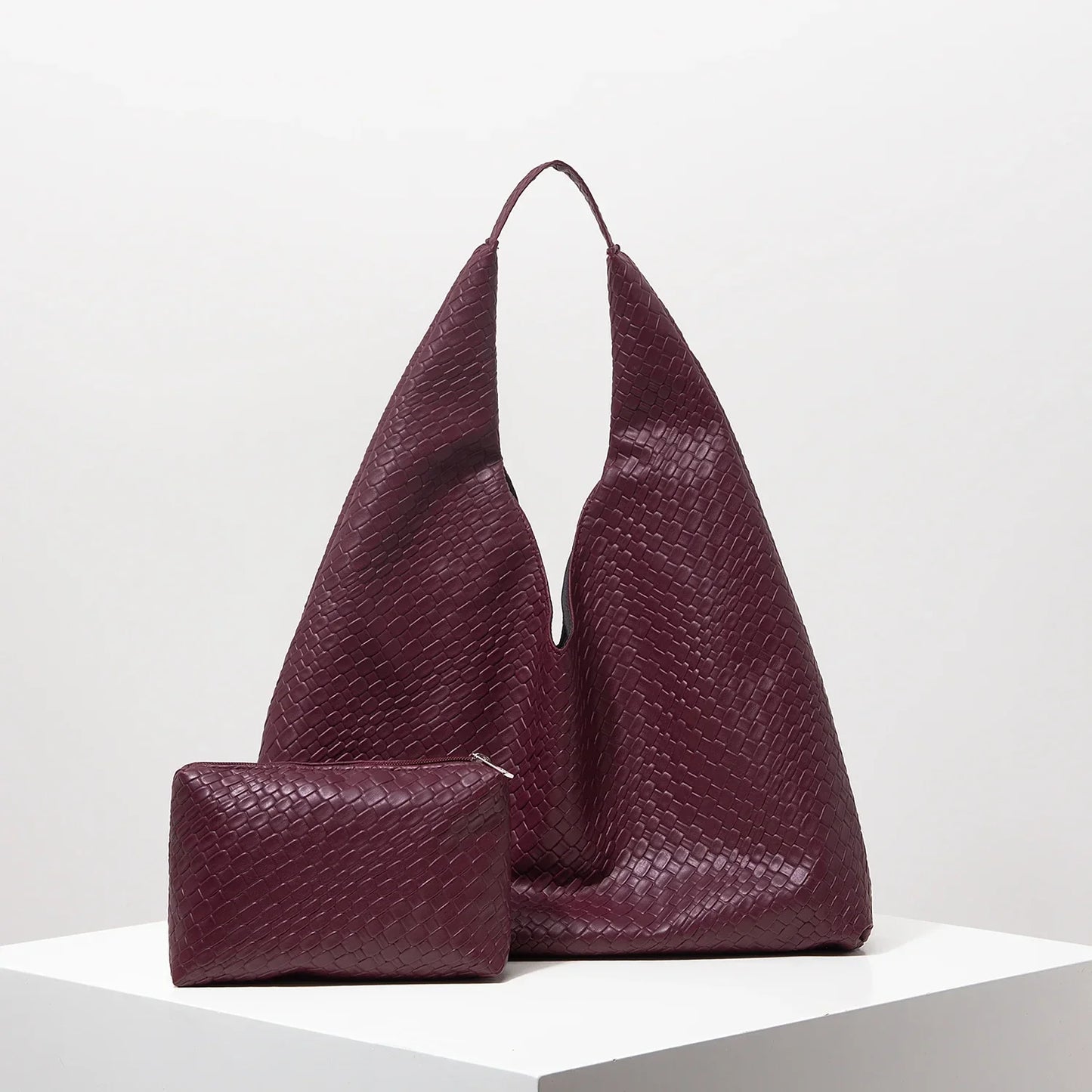 Genuine Leather Handbag and Wallet - Noelle