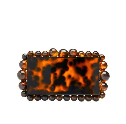 Marbled Acrylic Clutch Handbag