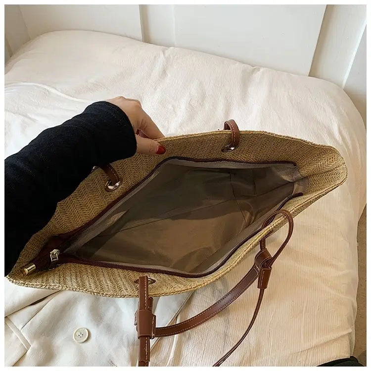 Louise Straw Handbag