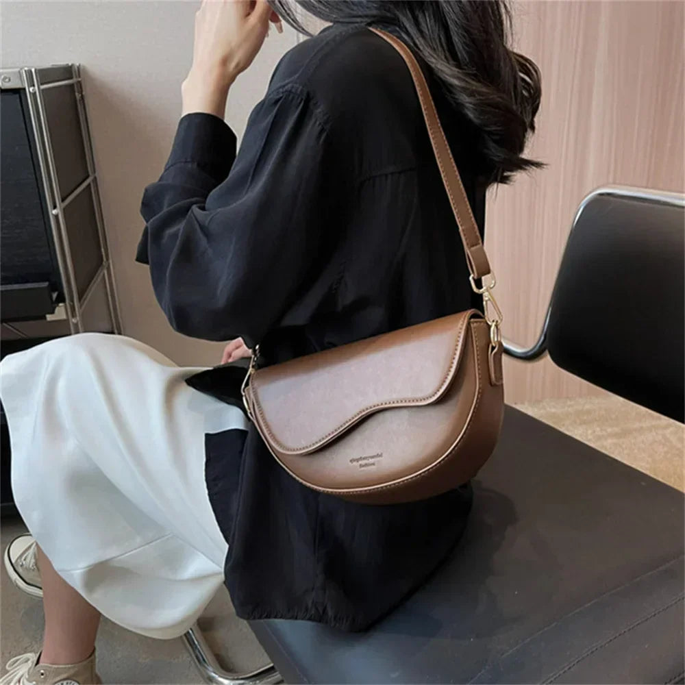 Genuine Leather Handbag - Adele