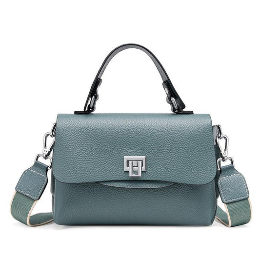 Compact Genuine Leather Handbag - Melbourn