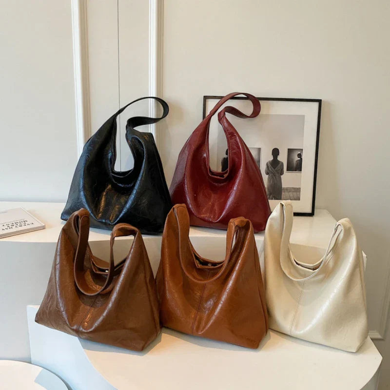 Handbag in Genuine Leather - Erica