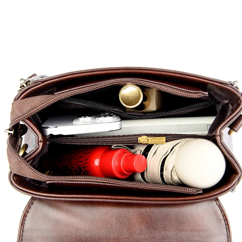 Handbag in Genuine Leather - Liora