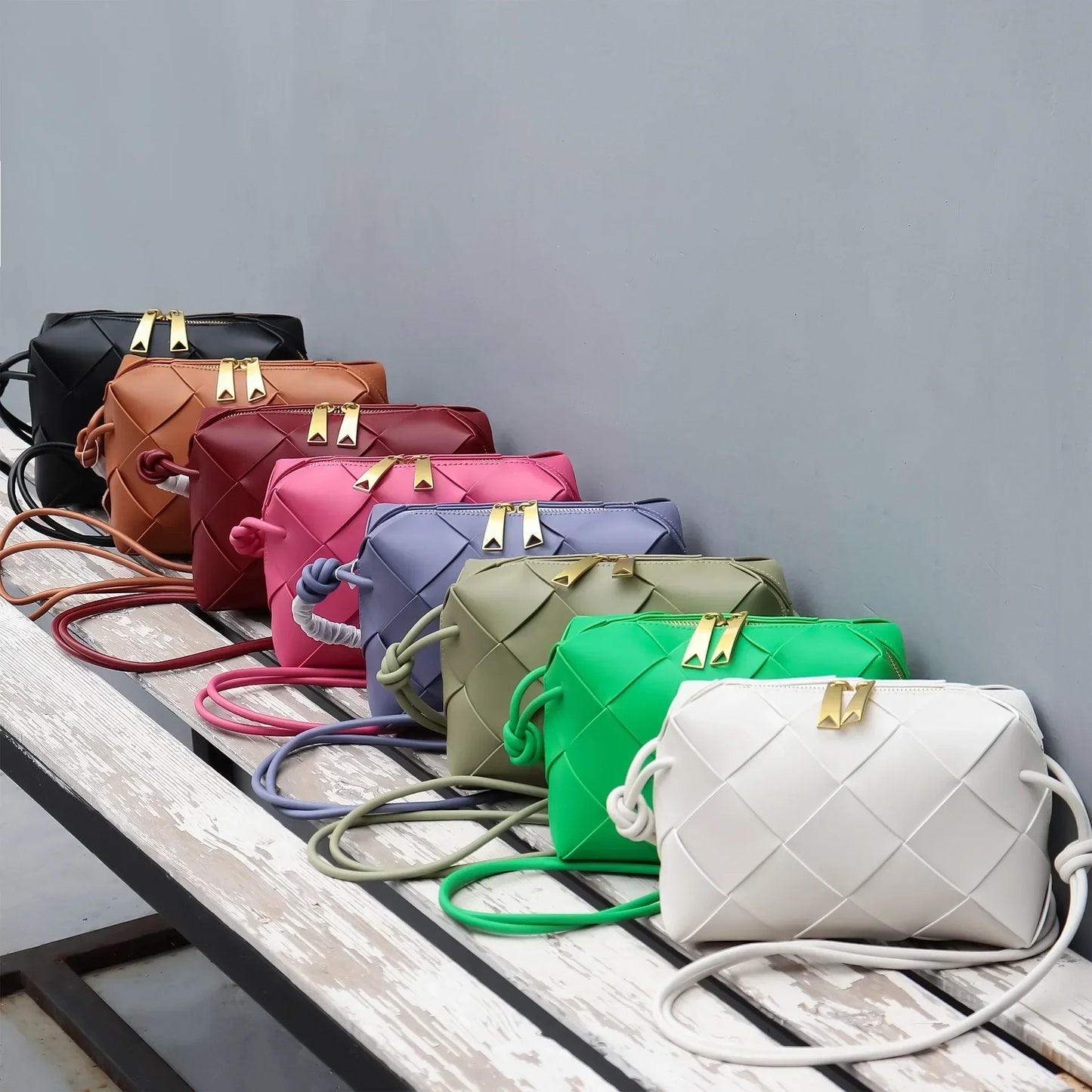 Medium Genuine Leather Crossbody Bag Zélia
