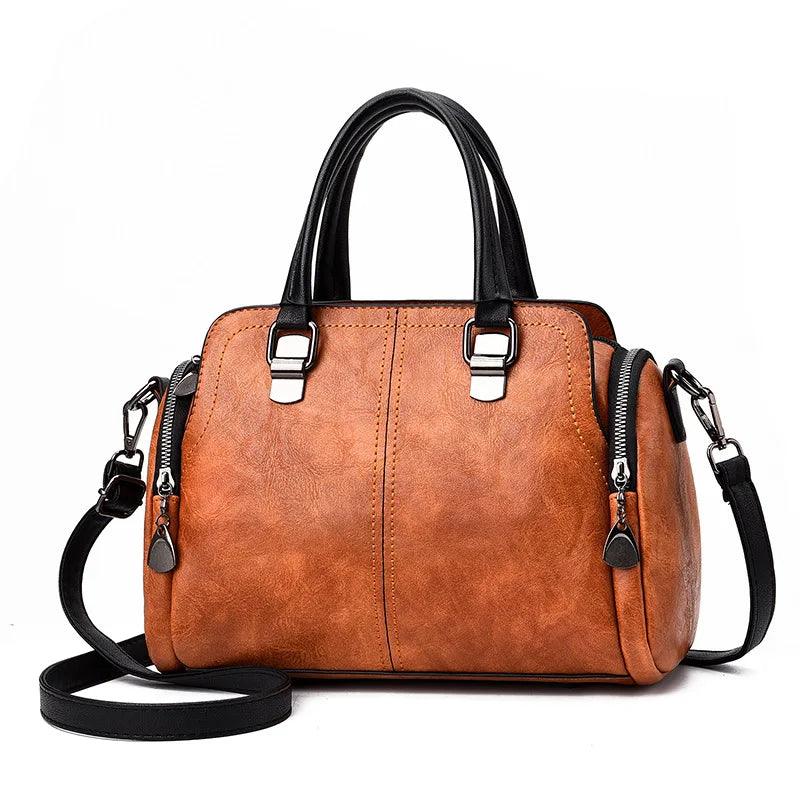 Genuine Leather Handbag - Aurora