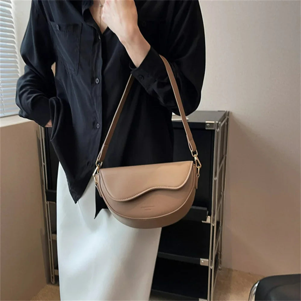 Genuine Leather Handbag - Adele