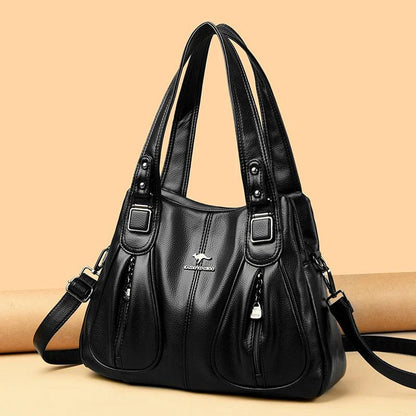 Genuine Leather Handbag - Livia