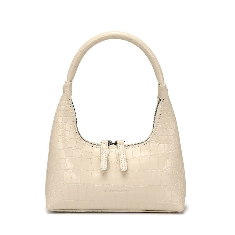 Genuine Leather Baguette Bag Aurora