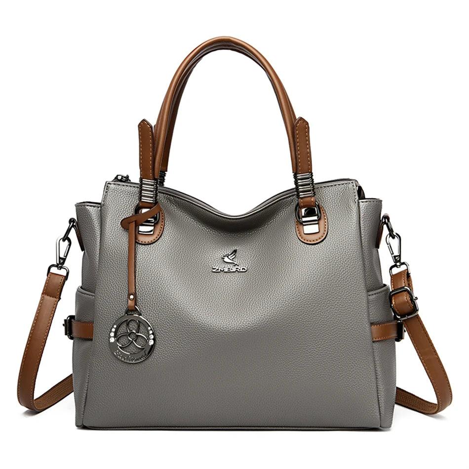 Genuine Leather Handbag - Helena