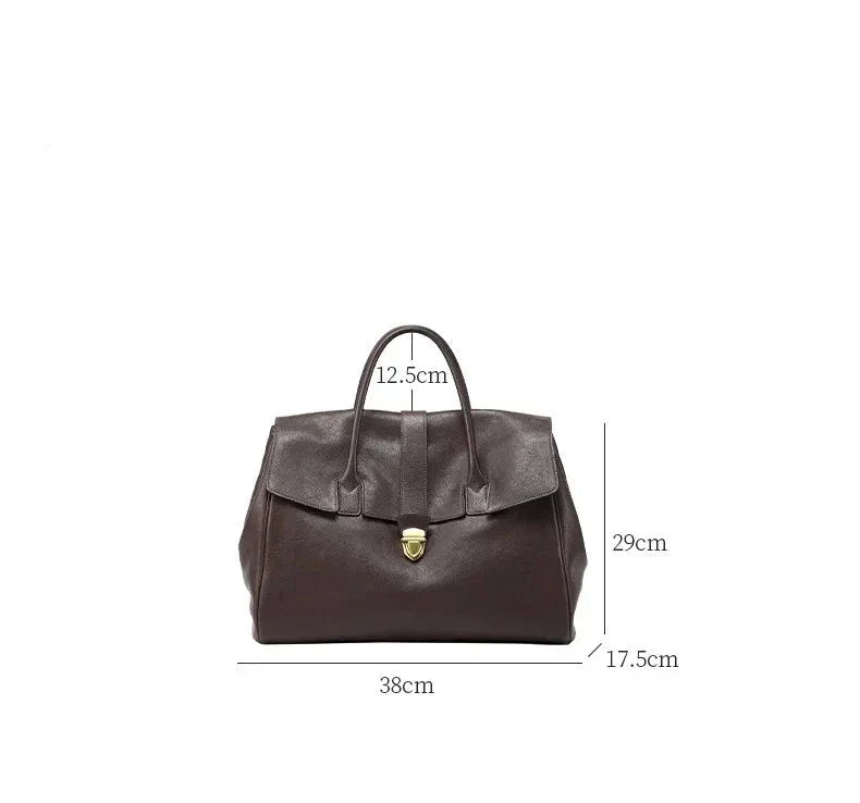 Gabrielle Genuine Leather Tote Bag