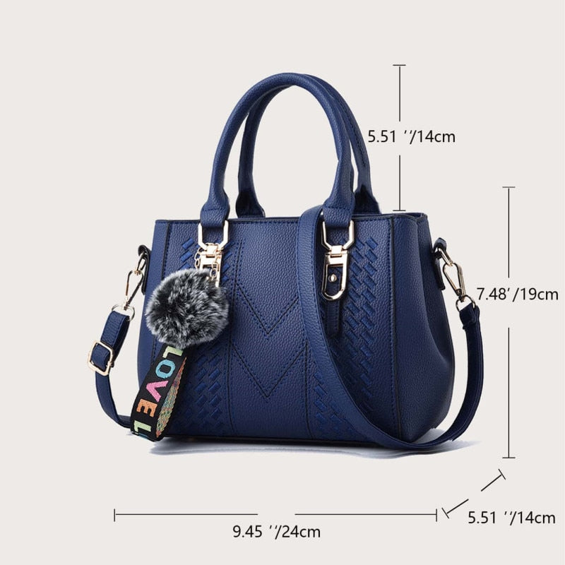 Genuine Leather Handbag - Quitine