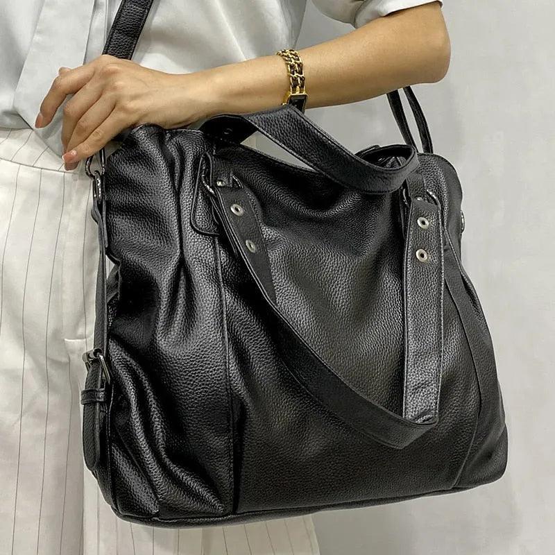 Genuine Leather Handbag - Diane