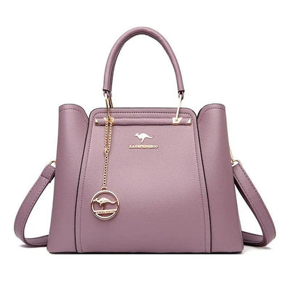 Luxurious Genuine Leather Crossbody Handbag - Style Couer
