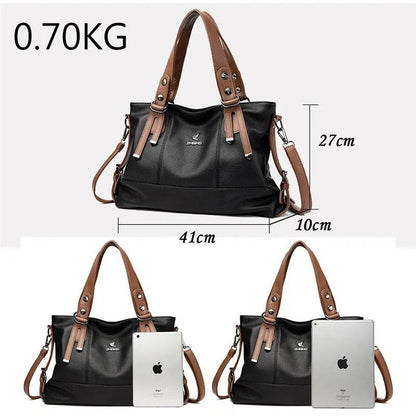 Genuine Leather Handbag - Anne Country