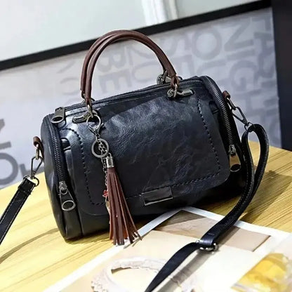 Genuine Leather Handbag - Vaena