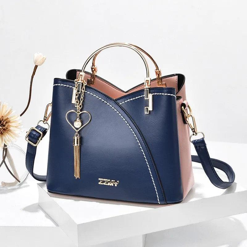 Genuine Leather Women's Handbag - Florenza