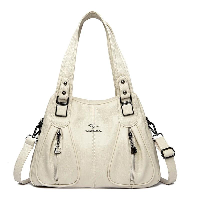 Genuine Leather Handbag - Livia