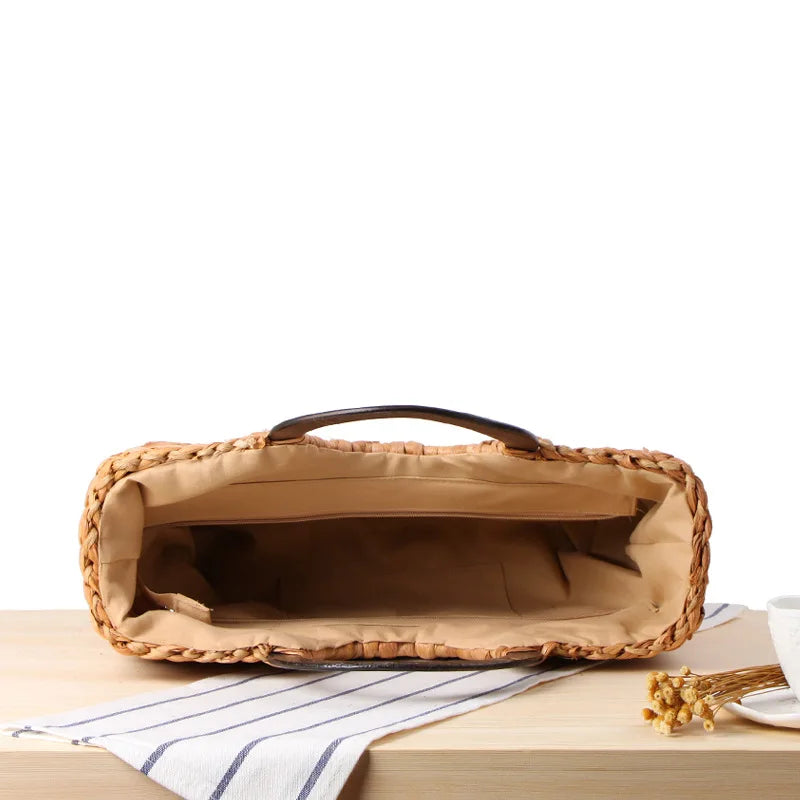 Sabrina Straw Handbag
