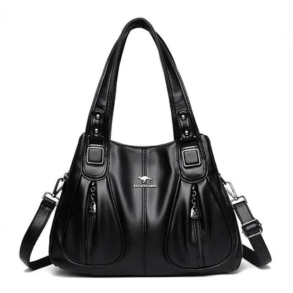 Genuine Leather Handbag - Livia