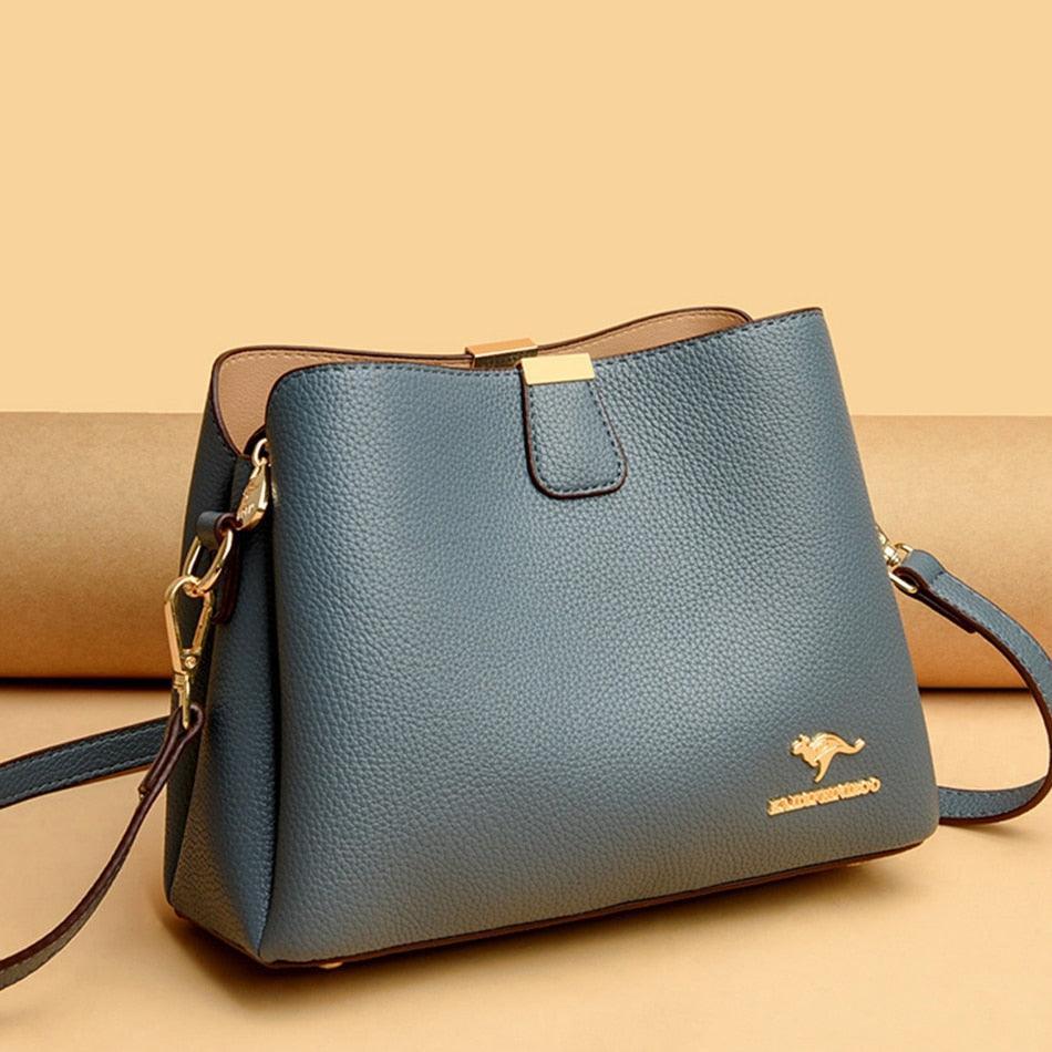 Genuine Leather Handbag - Elizabeth