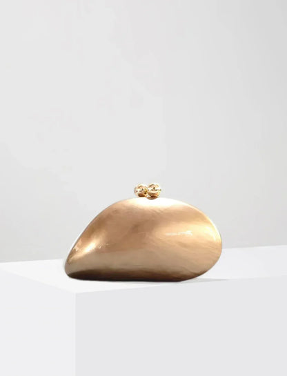 Livia Pearl Shell Acrylic Clutch Bag