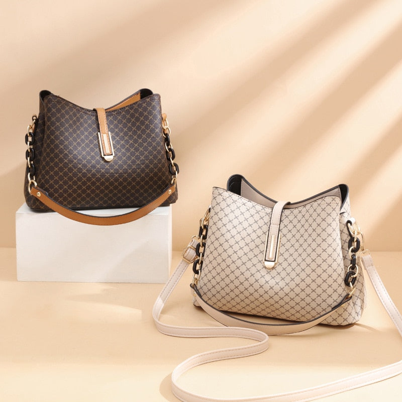Leather Handbag - Yalena