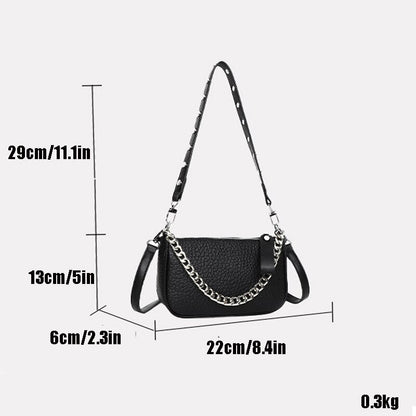 Small Genuine Leather Crossbody Bag Lara