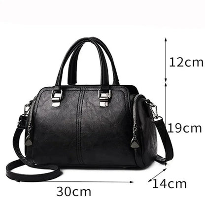 Genuine Leather Handbag - Aurora