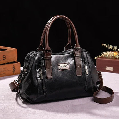 Genuine Leather Handbag - Alice