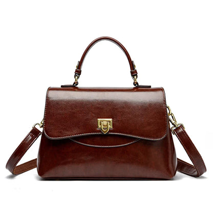Handbag in Genuine Leather - Sienna