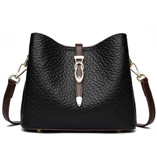 Genuine Leather Handbag - Donatela