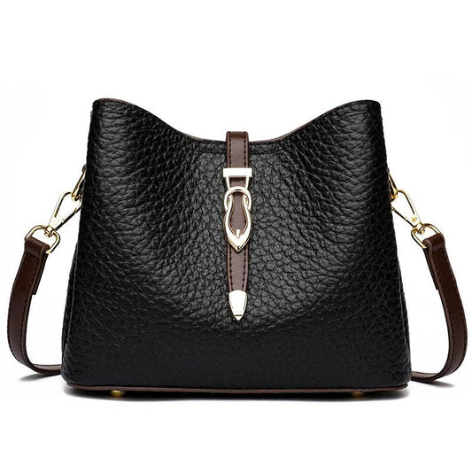 Genuine Leather Handbag - Donatela