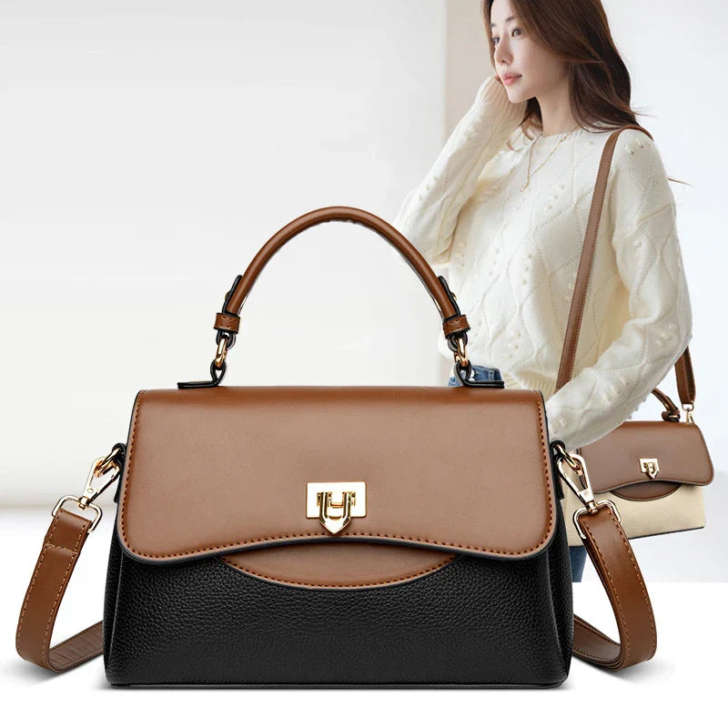 Handbag in Genuine Leather - Luxary