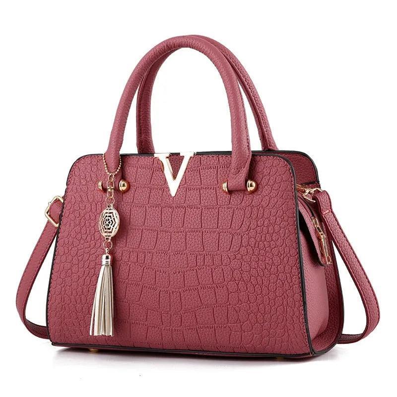 Genuine Leather Handbag - Veneza