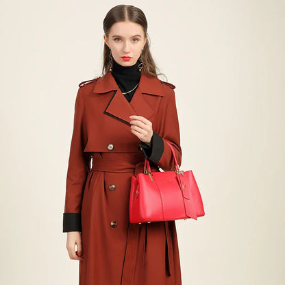 Genuine Leather Women's Handbag - Tamar