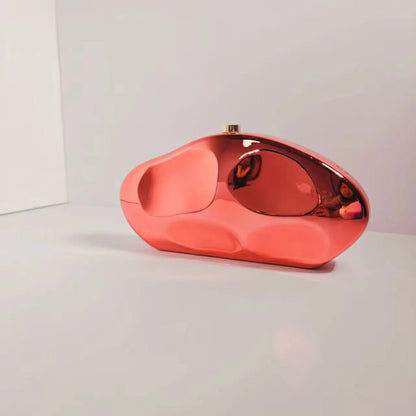 Nicole Metallic Clutch Handbag