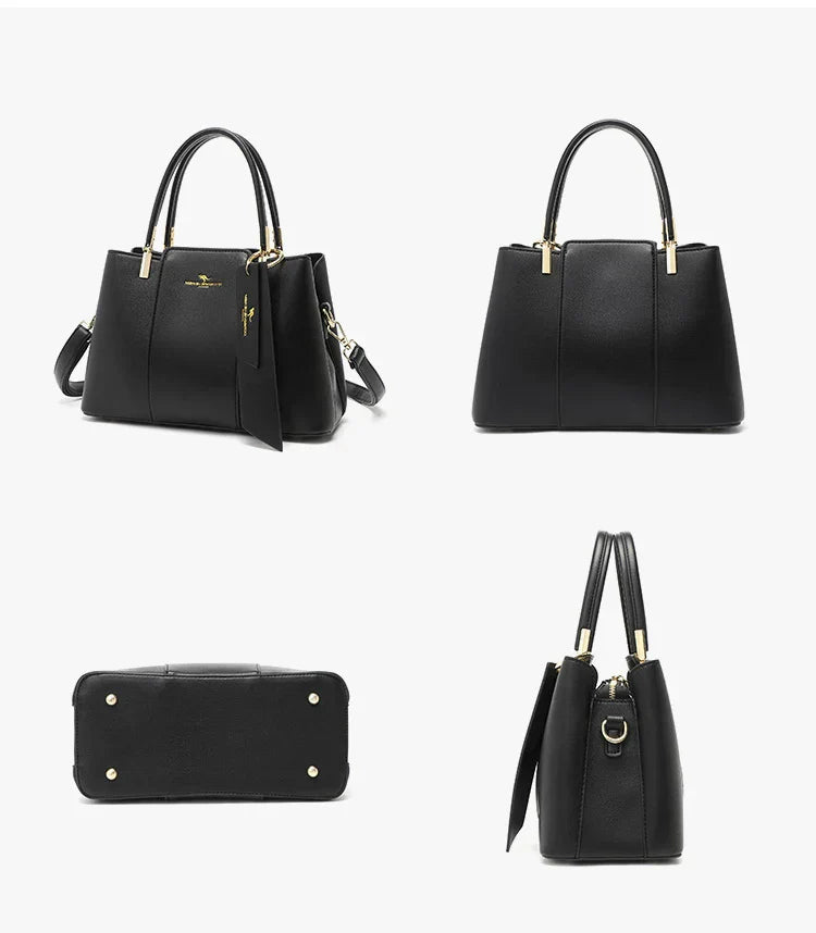 Genuine Leather Women's Handbag - Tamar