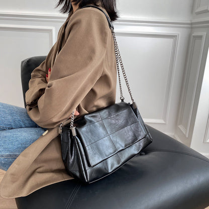 Genuine Leather Handbag - Elaia