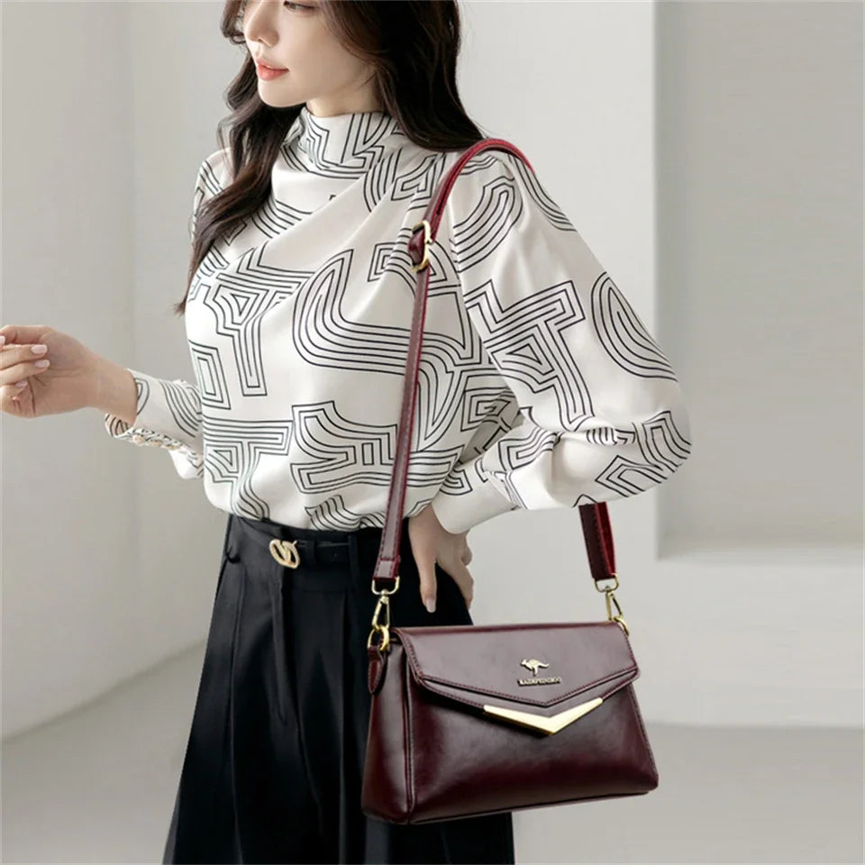 Handbag in Genuine Leather - Lona