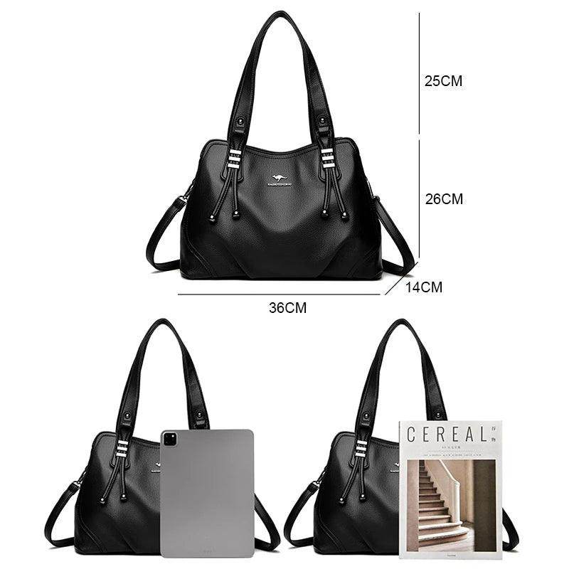 Genuine Leather Women's Handbag - Valentina