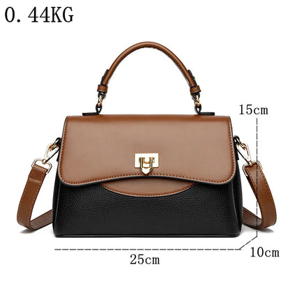 Handbag in Genuine Leather - Luxary