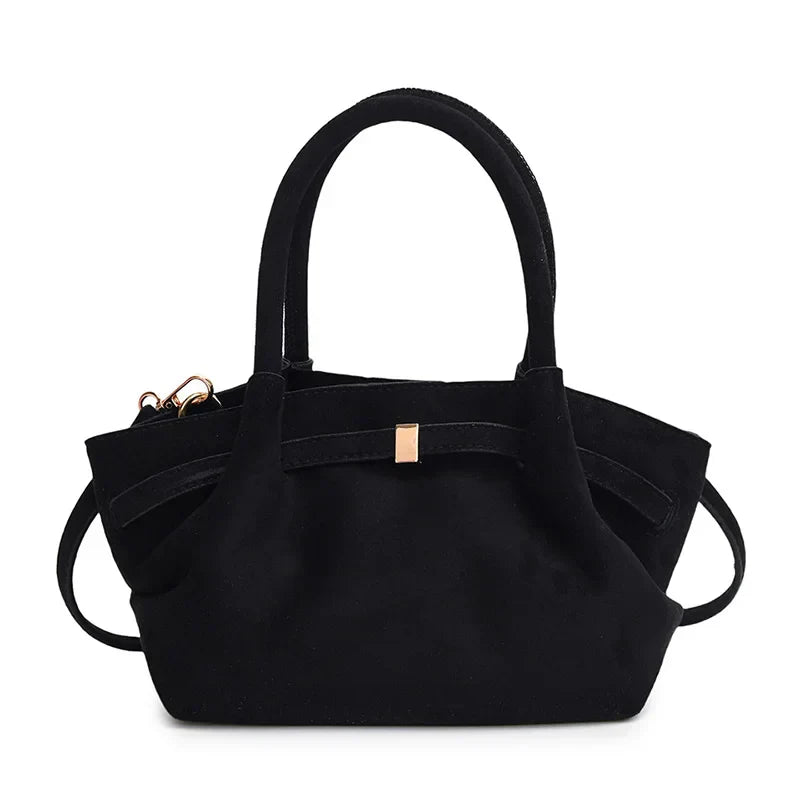 Suede Handbag - Liora