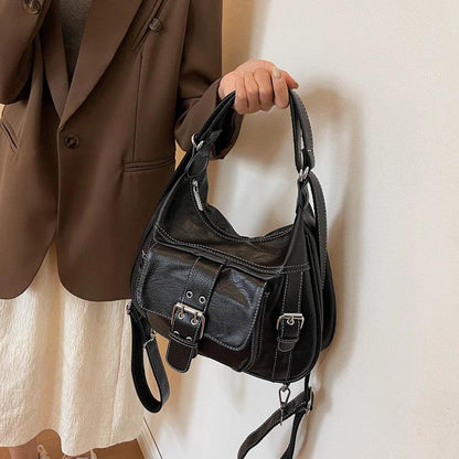 2-in-1 Genuine Leather Handbag - Sofia