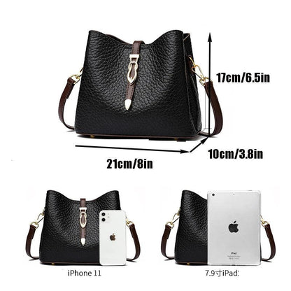 Genuine Leather Handbag - Donatela