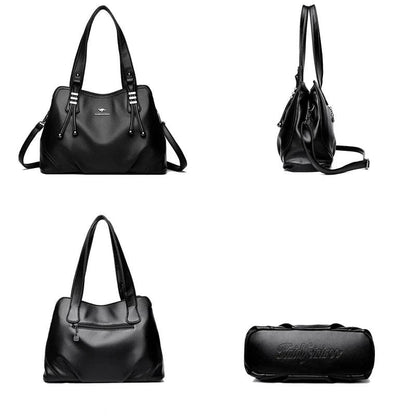 Genuine Leather Women's Handbag - Valentina