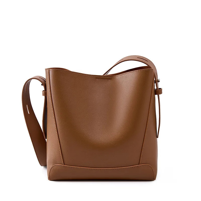 Genuine Leather Women's Handbag - Penélope