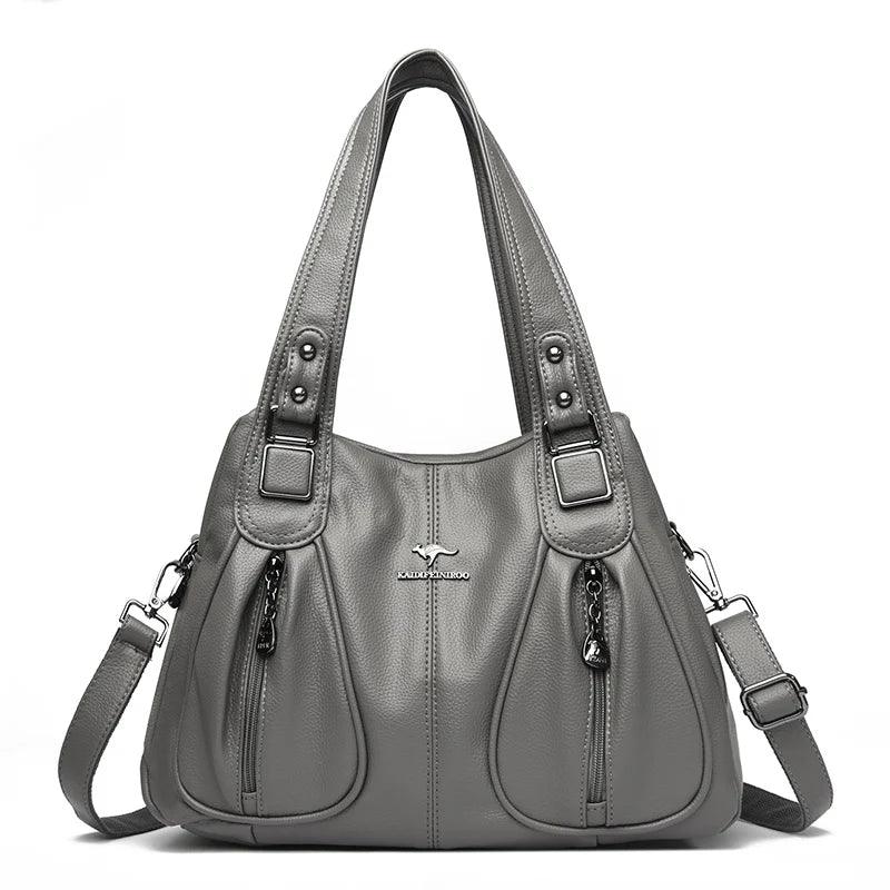 Genuine Leather Handbag - Livia